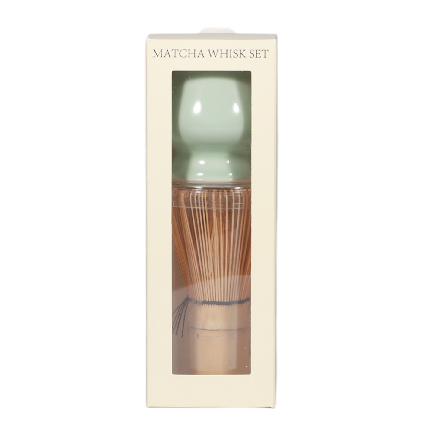 Matcha Whisk Light Green Stand, Chasen and Scoop Set