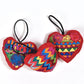 Hand Embroidered Christmas Holiday Ornaments from Guatemala