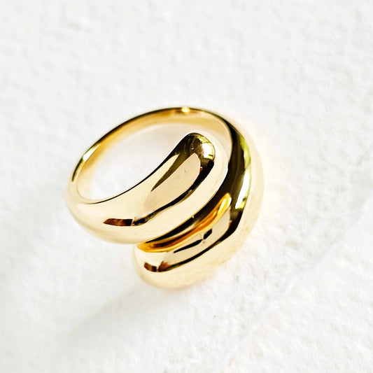 18k Gold-Plated Orb Ring