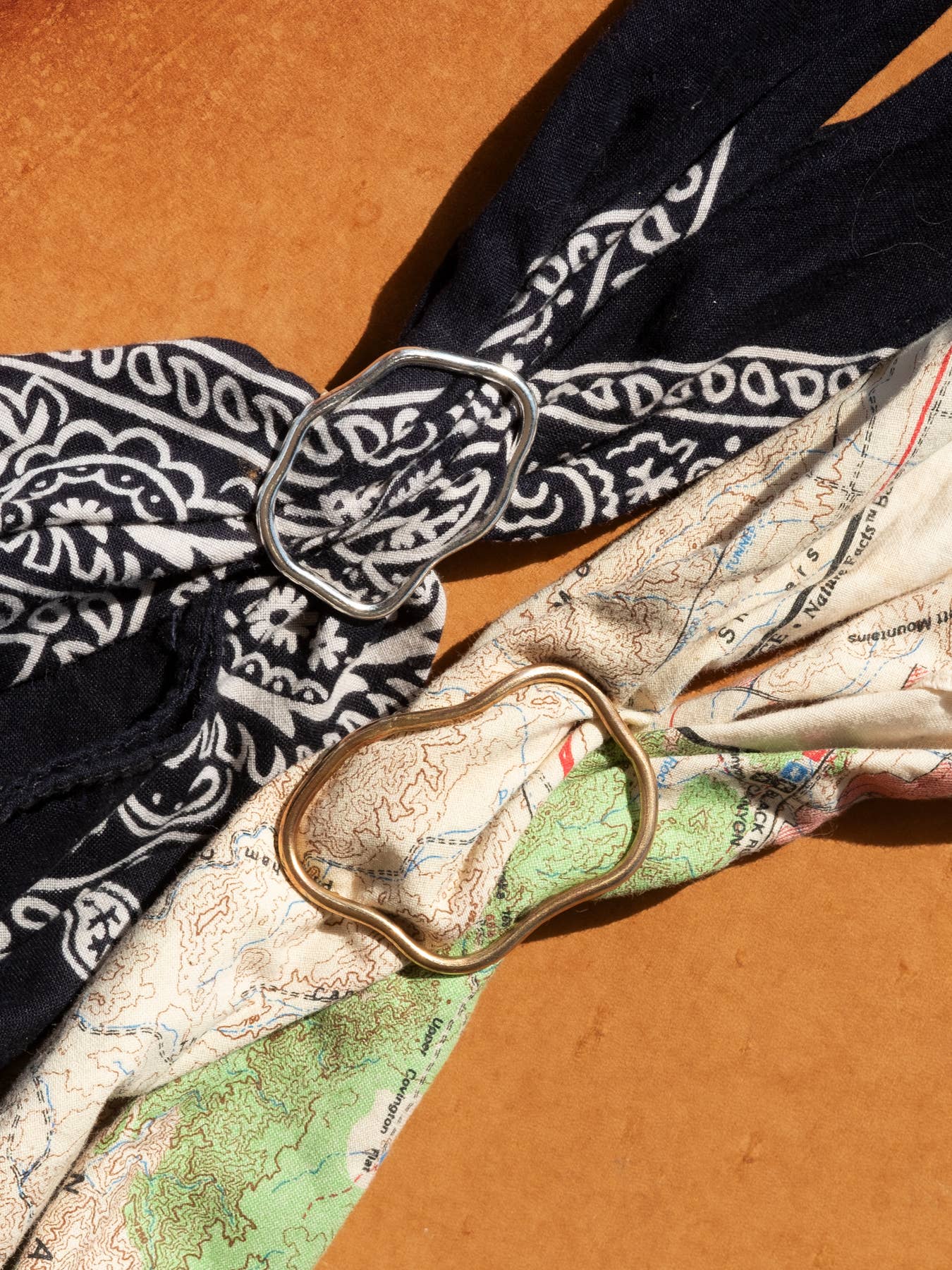 Bandana Bolos | Brass or Sterling Silver