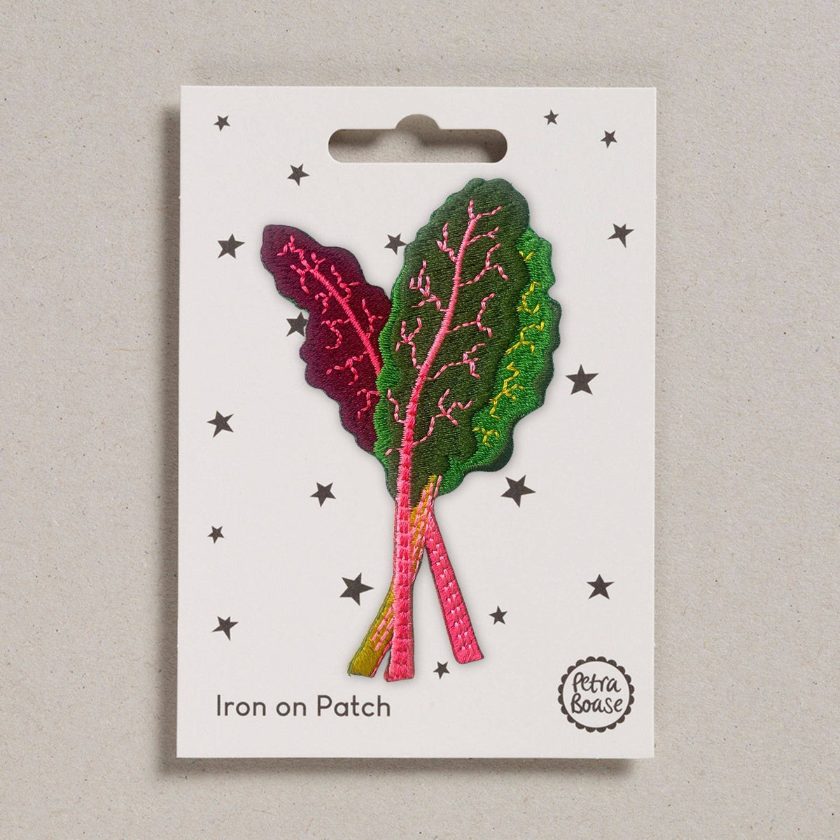 Iron on Patch - Rainbow Chard