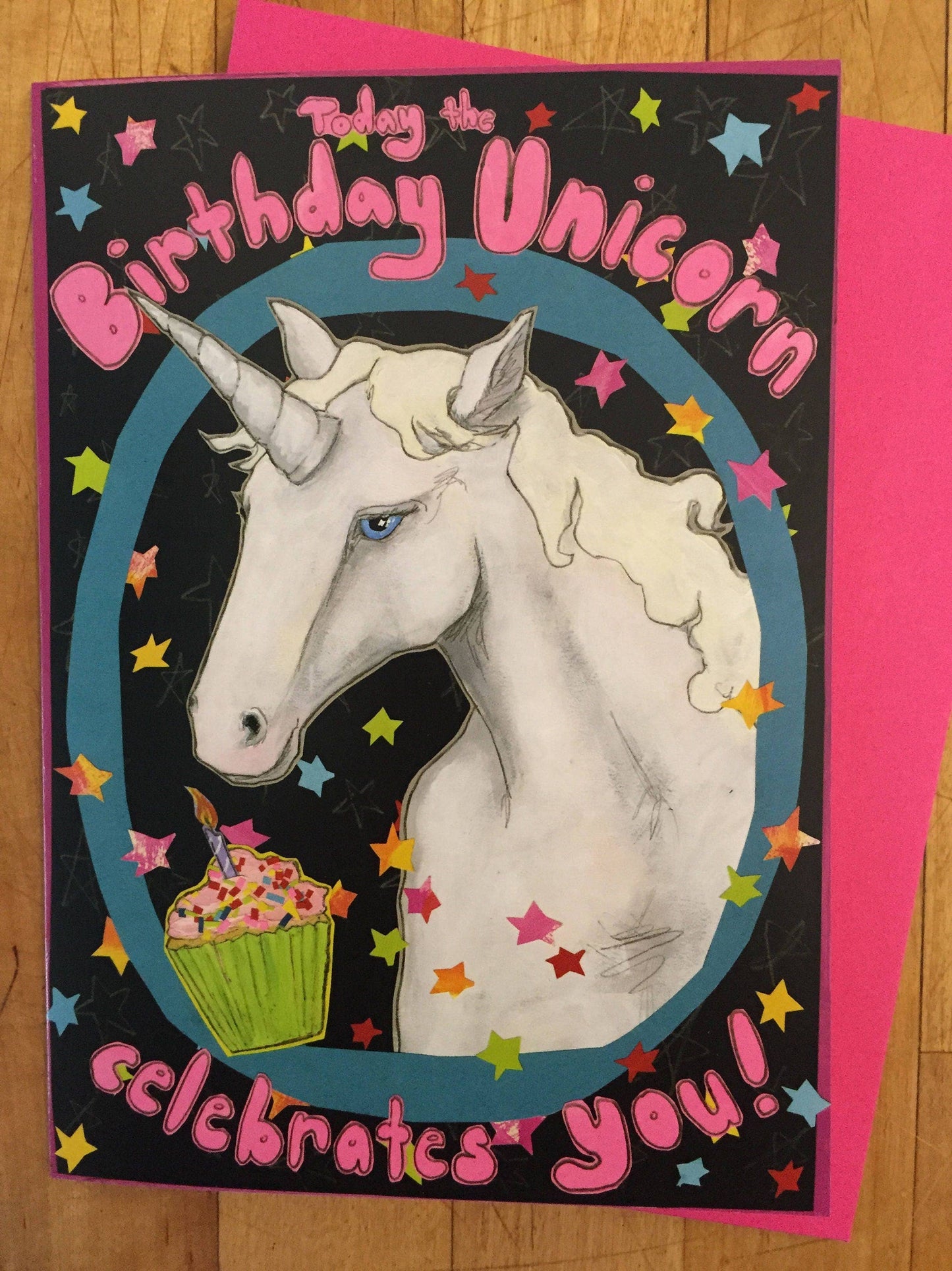 Celebration Unicorn Birthday Card