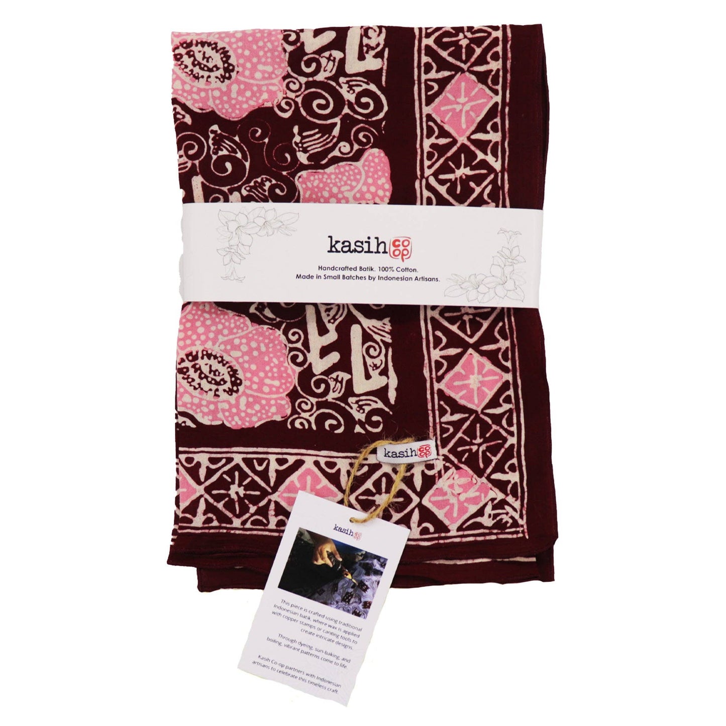 Pink Corpse Flower Giant Padma Batik Bandana