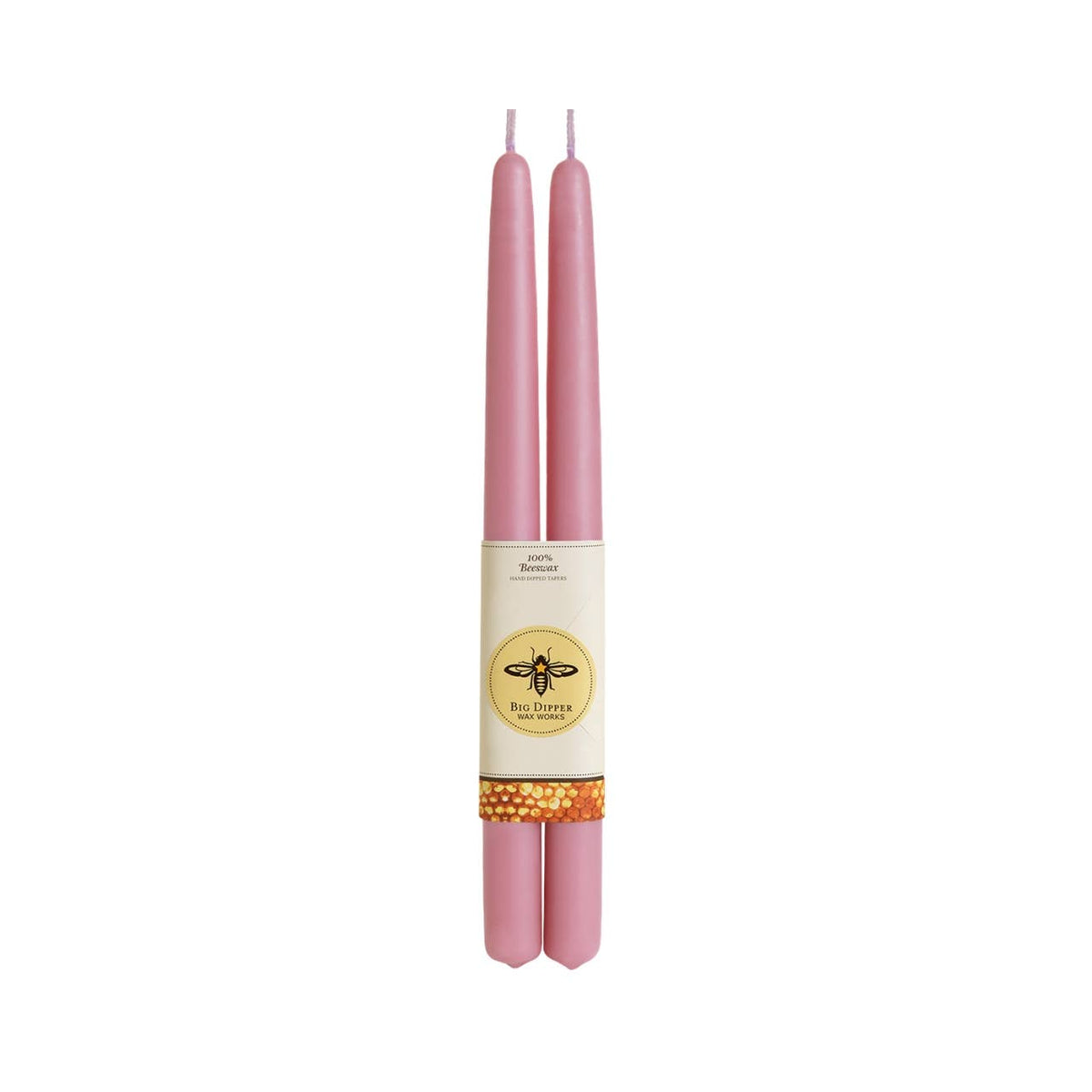 100% Pure Beeswax Tapers