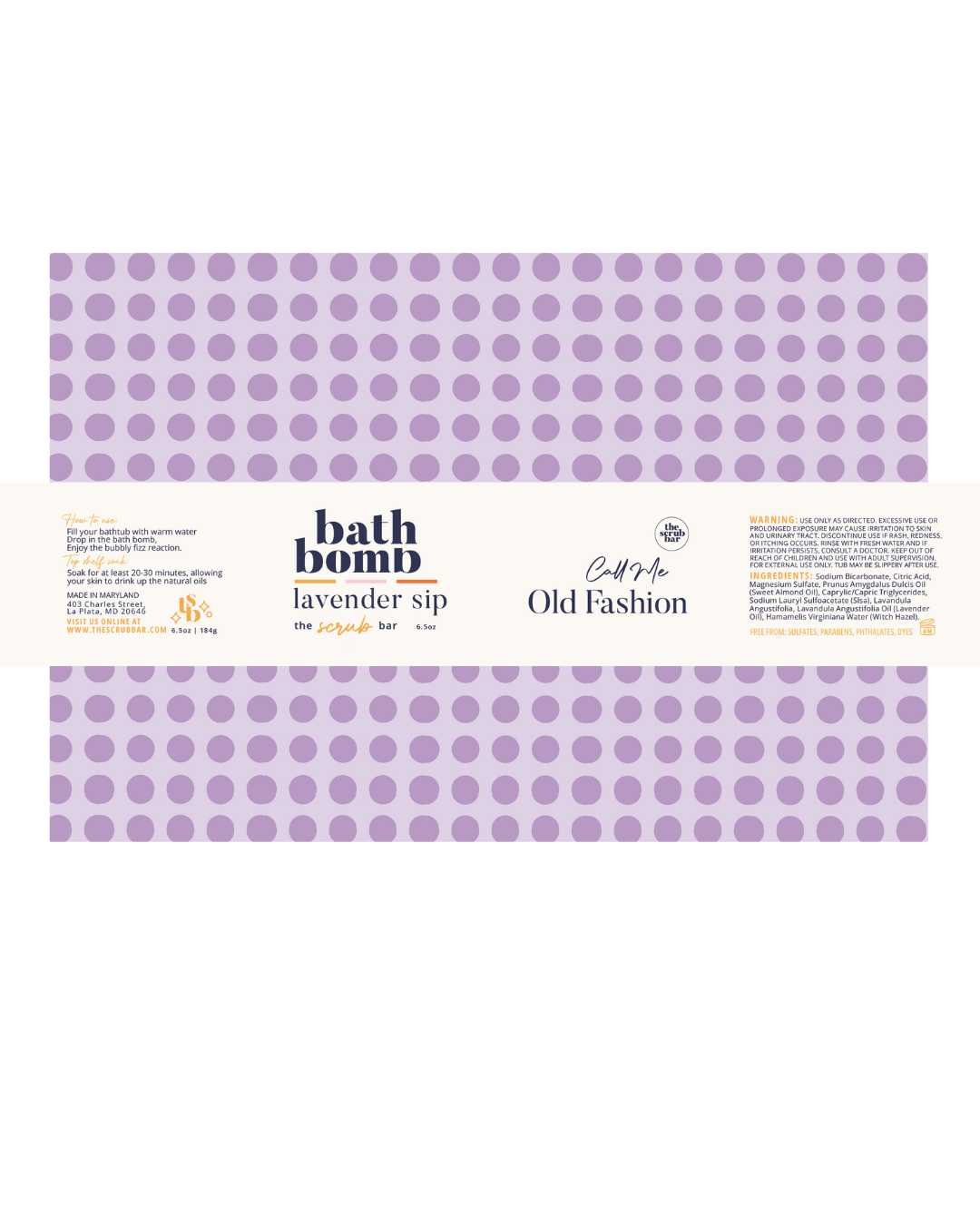 Lavender Bath Bomb