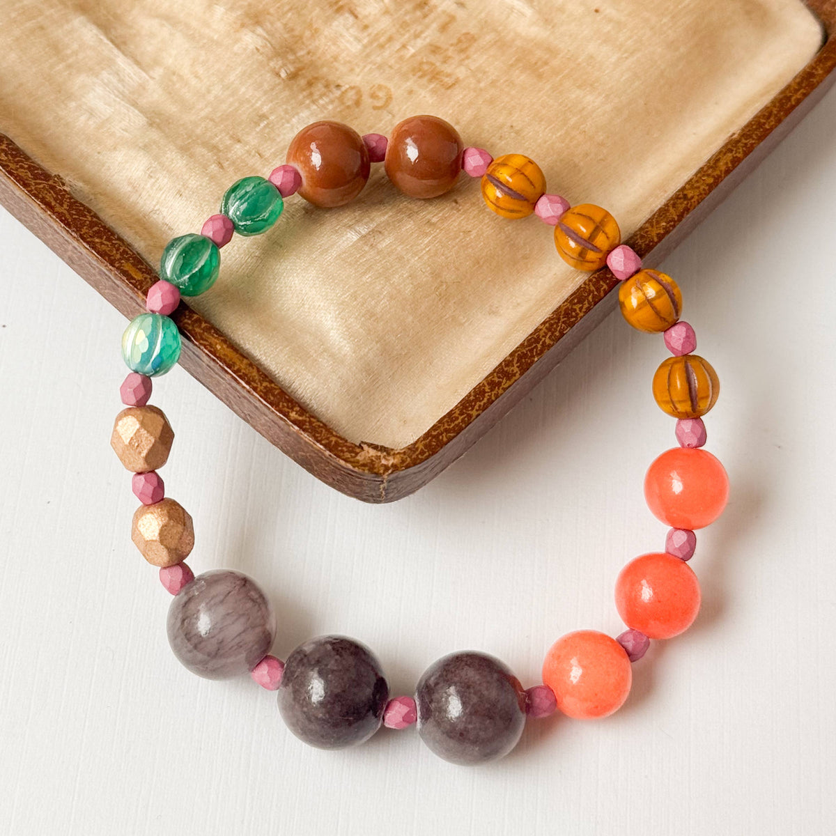 Fall Beaded Bracele