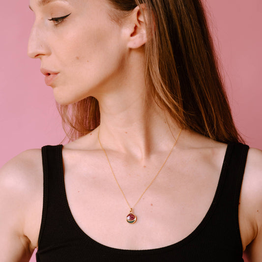 Mini Full Moon Necklace