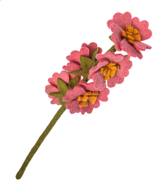 Felt Flower - Pink Cherry Blossom