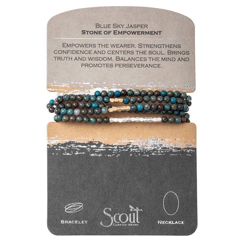 Stone Wrap: Blue Sky Jasper - Empowerment