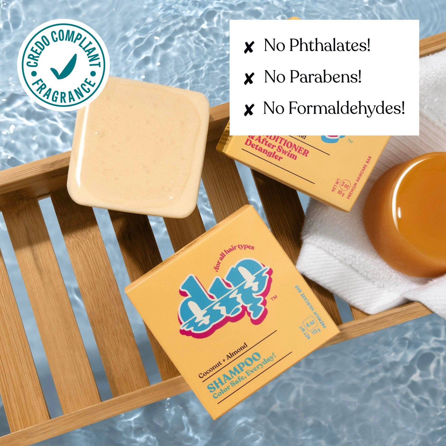 Dip Shampoo Bar: Coconut & Almond