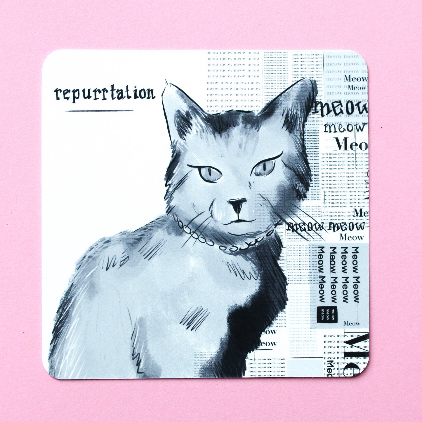 Repurrtation Vinyl Sticker