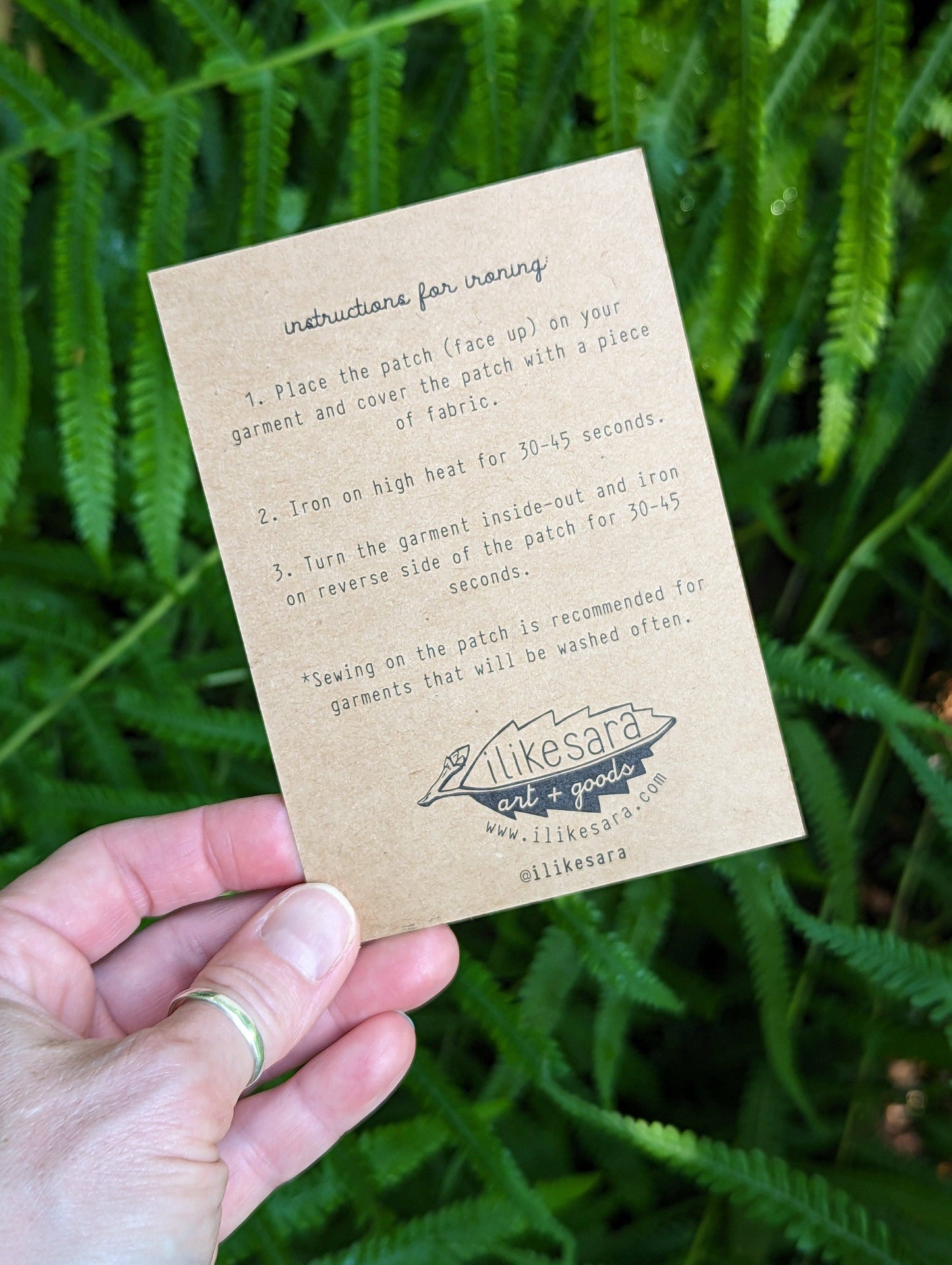 Set of 3 Leaves Iron-on Patches