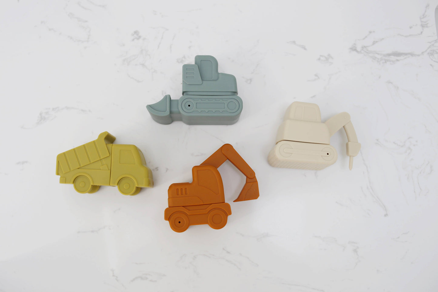 Construction Silicone Bath Toy Set 
