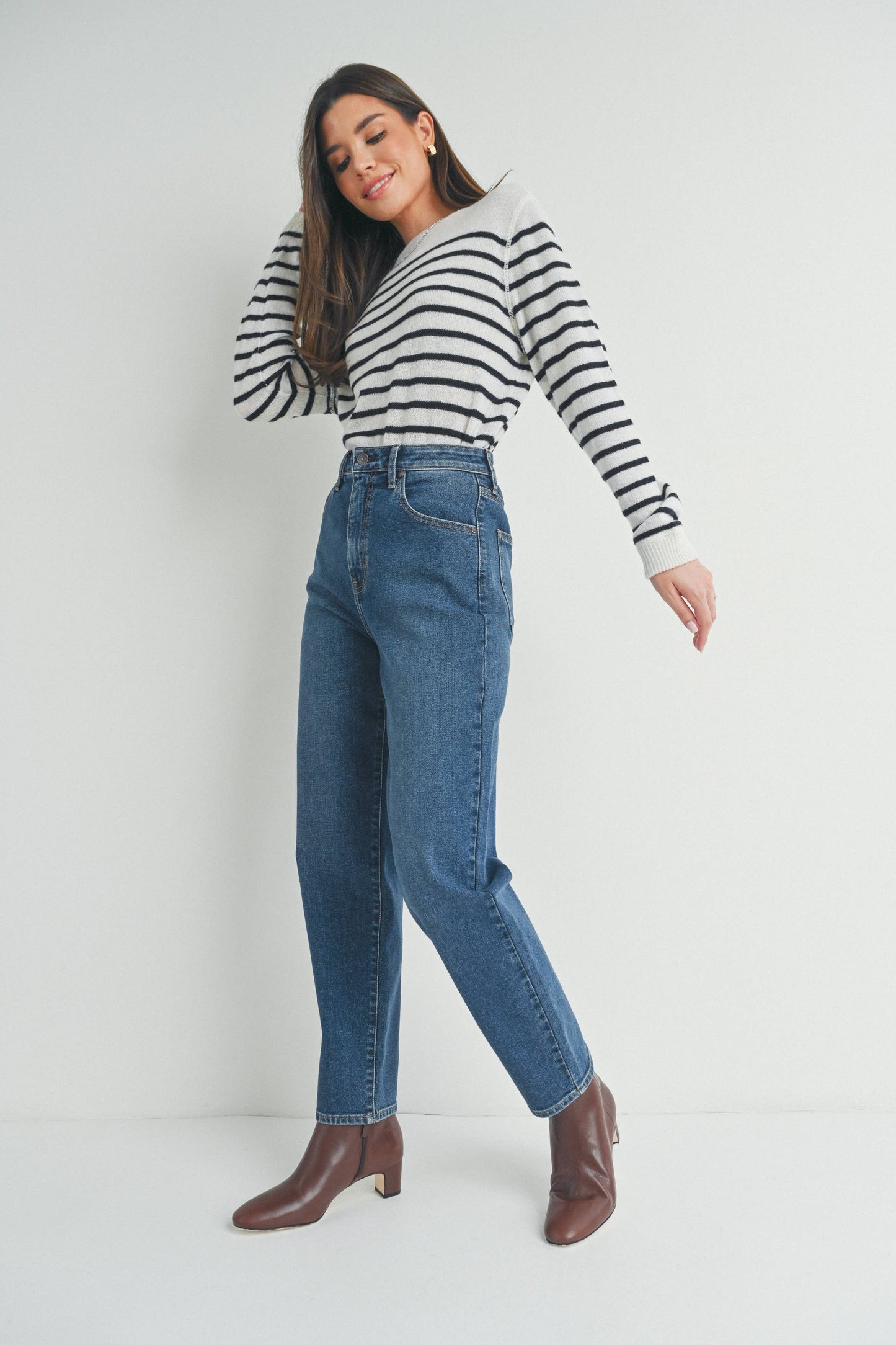 Tapered Barrel-Jeans