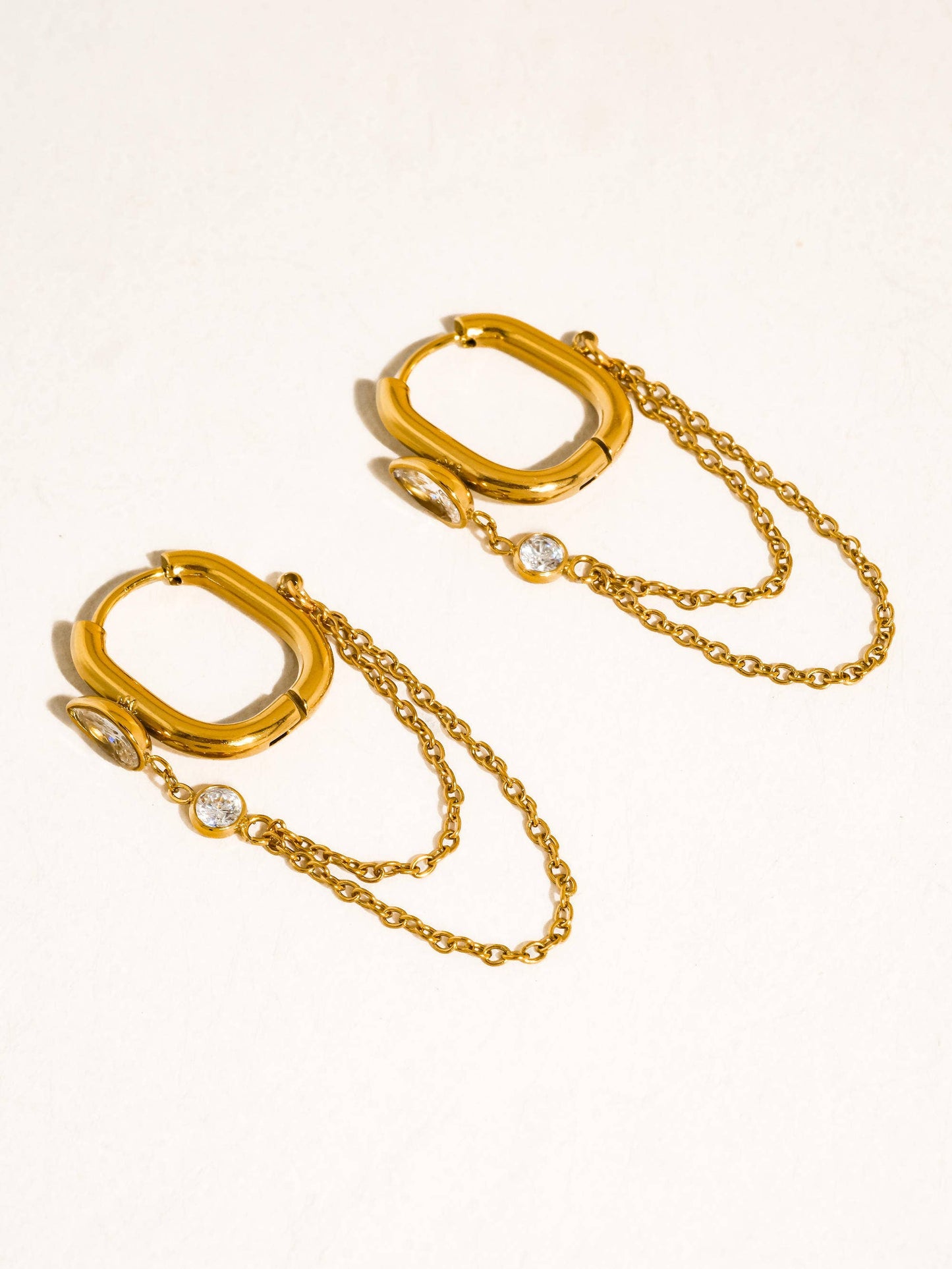 Lucienne Chain Link Drop Earrings