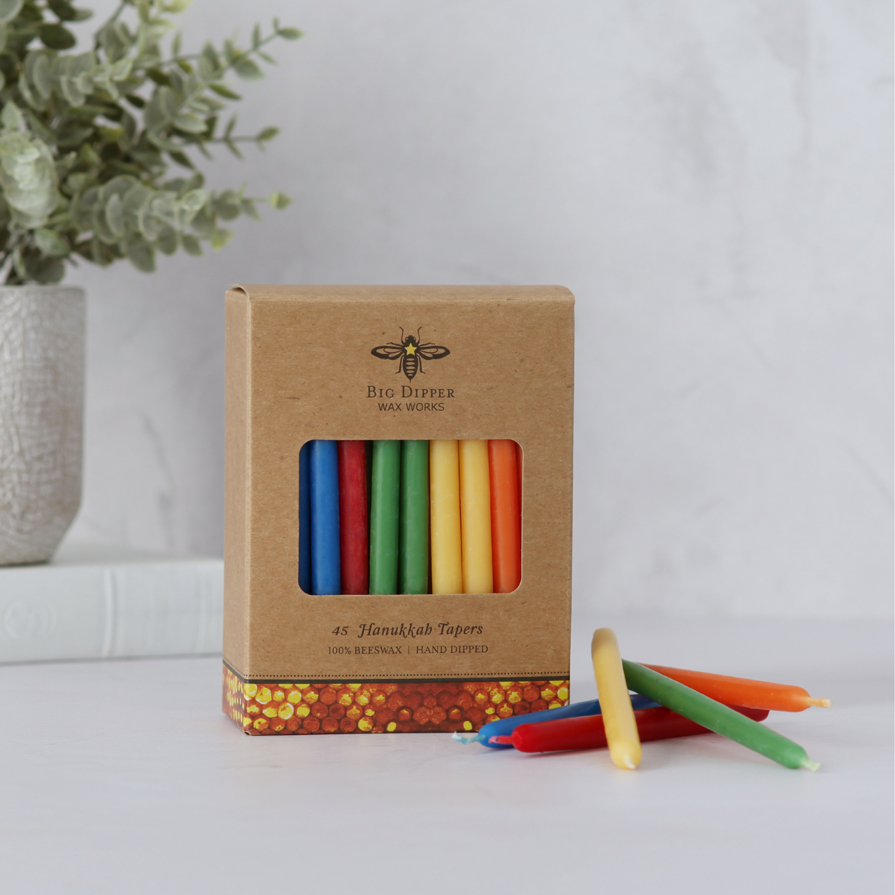 Beeswax Hanukkah Candles