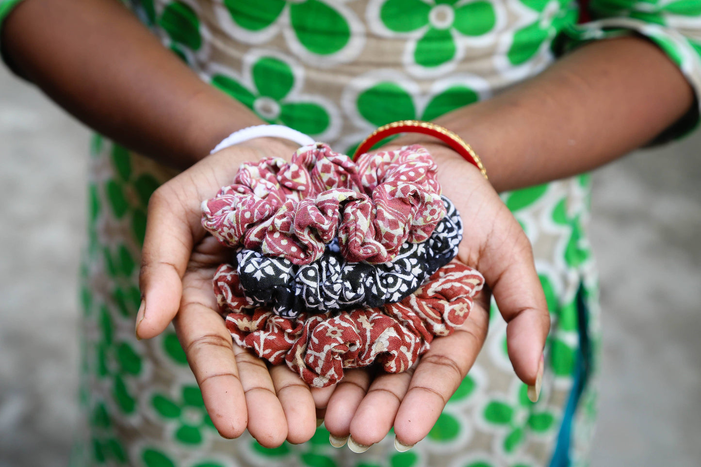 Saree Scrunchie Set
