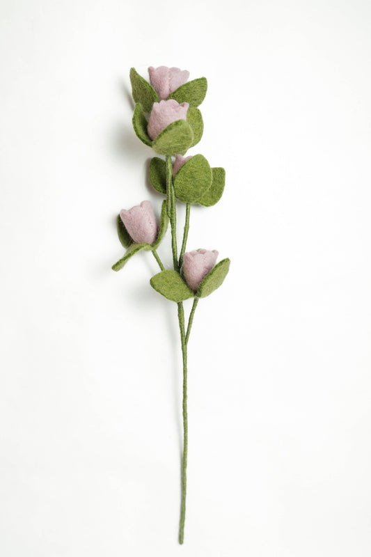 Felt Flower - Pink Bellflower