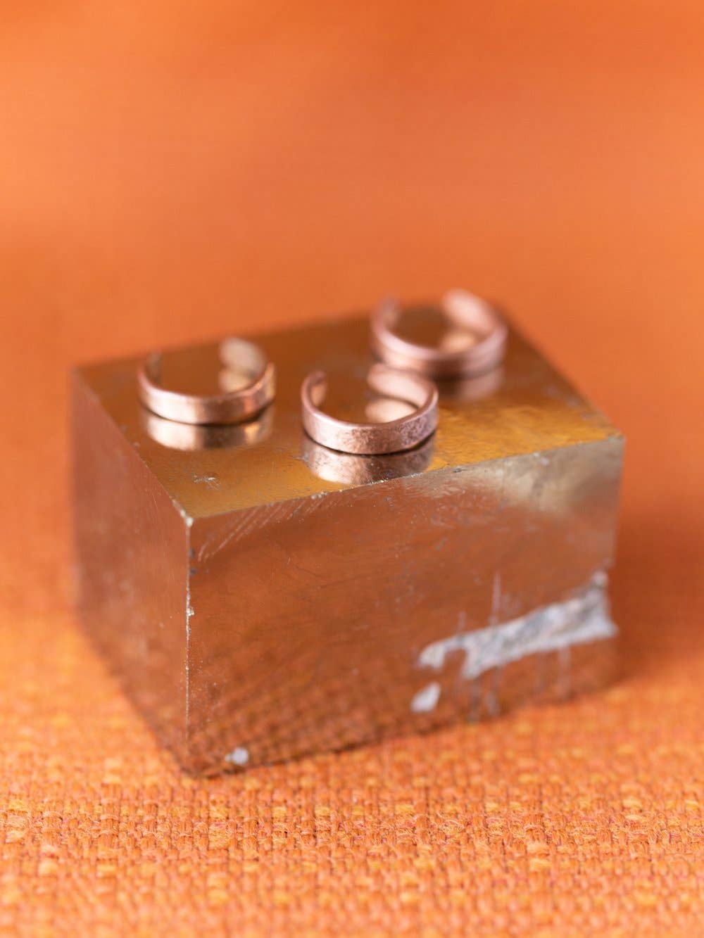 Hammered Ear Cuff | Copper or Brass