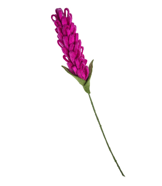 Felt Flower - Dark Pink Lavender