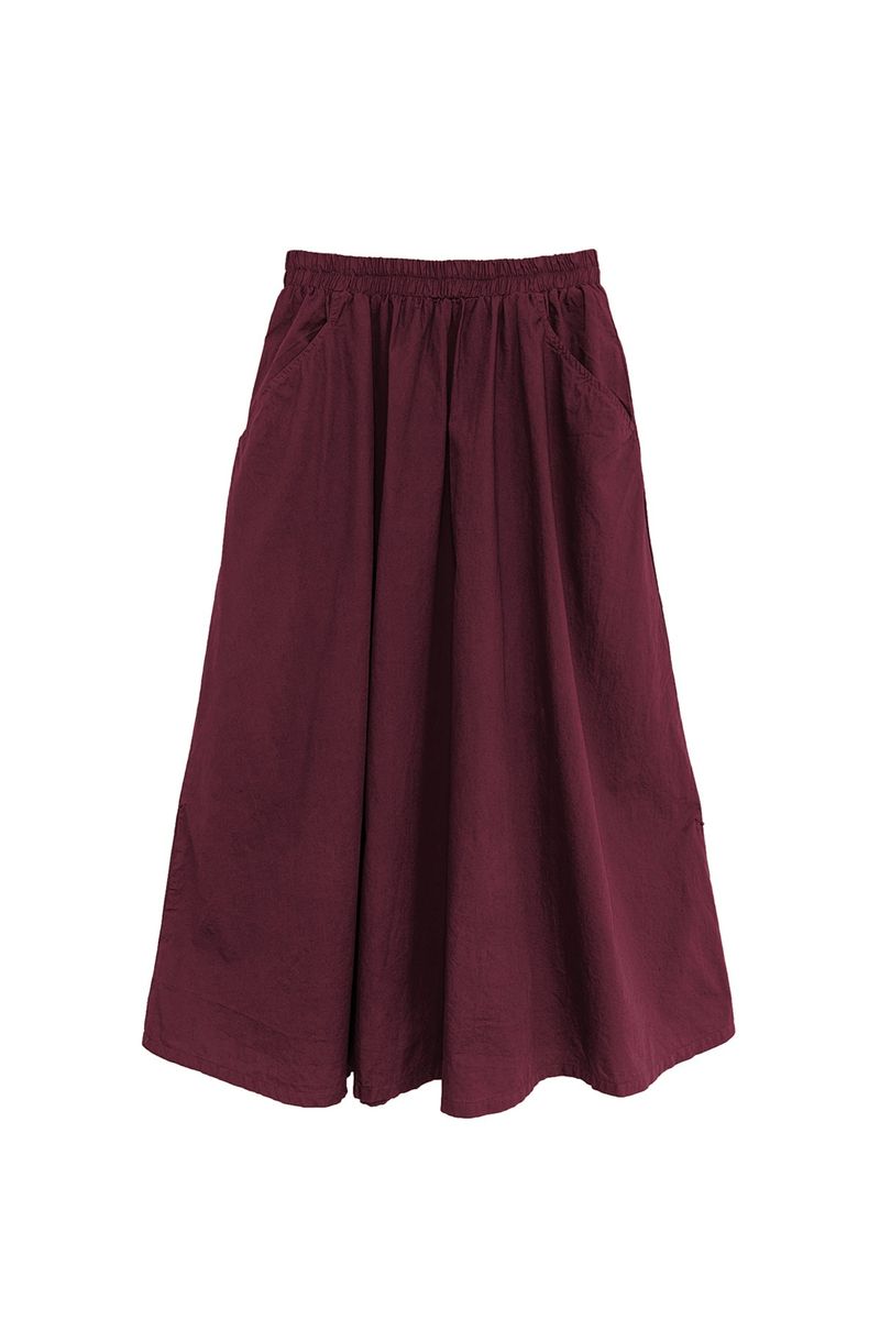 Fawn Skirt in Burgundy