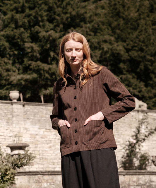 Marcia Relaxed Jacket in Twill