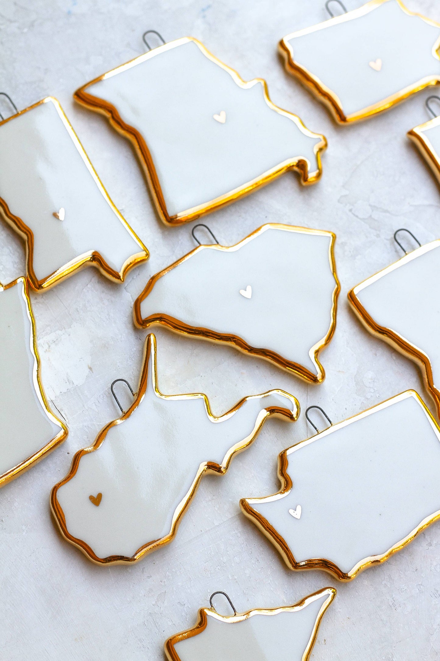 NC Porcelein Ornament