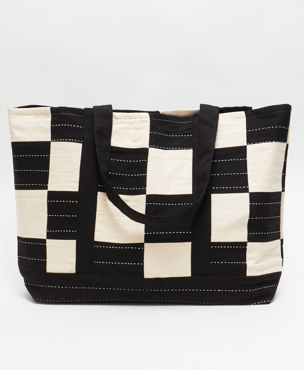 Checkered Tote Bag