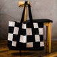 Checkered Tote Bag