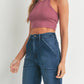 Cargo Pocket Wide Leg Jean