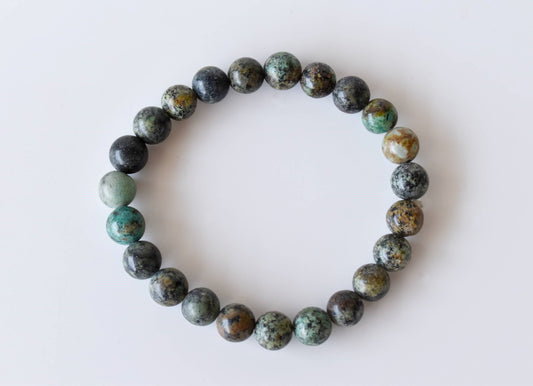 African Turquoise Gemstone Bracelet