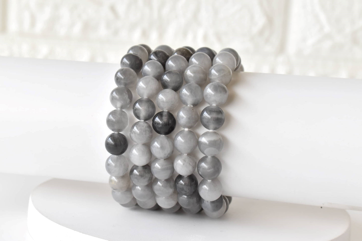 Cloudy Quartz Gemstone Bracelet