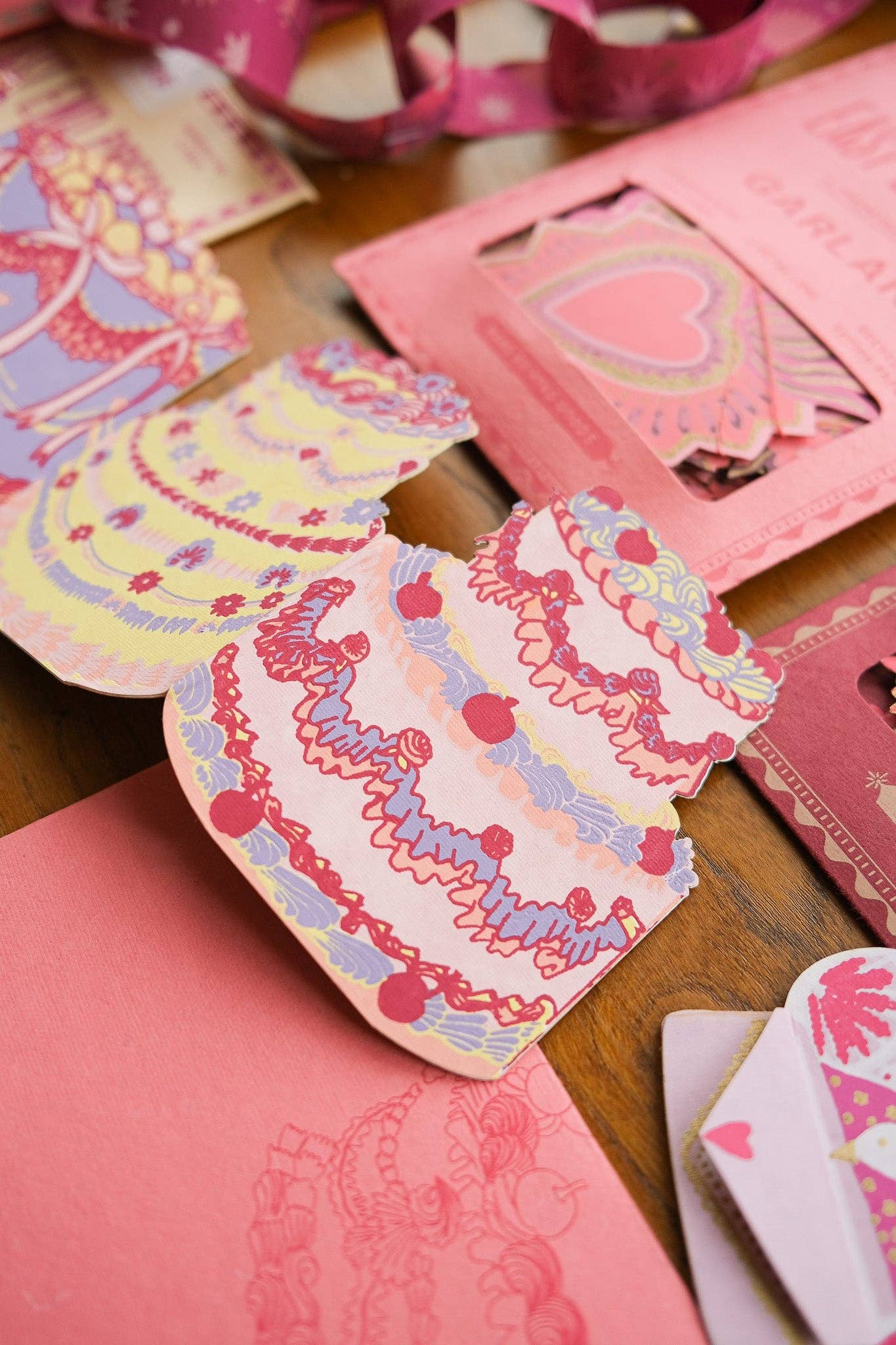 Birthday Cake Concertina Card