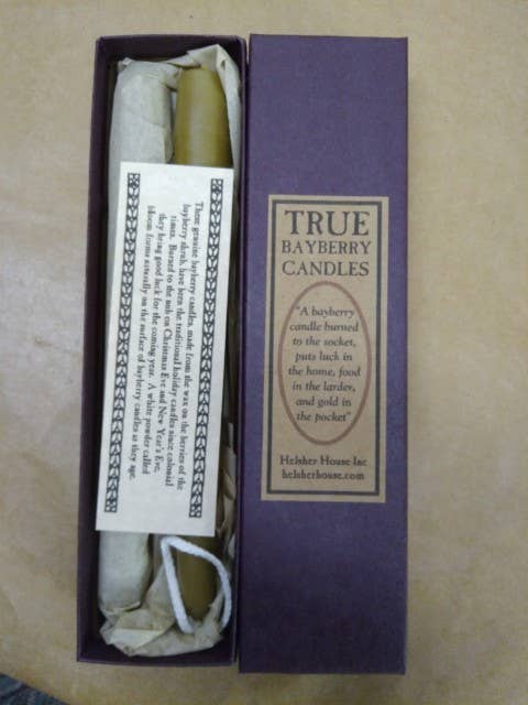 Pair of Real Bayberry Tapers