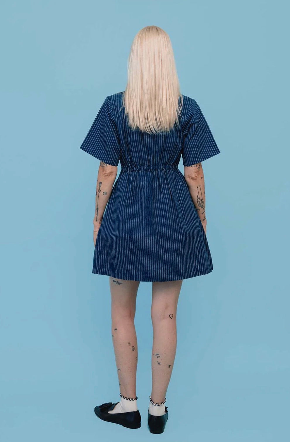 Noble Utility Dress- Rope Stripe