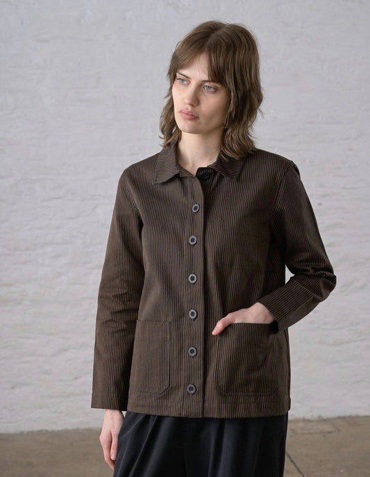 Marcia Relaxed Jacket in Twill