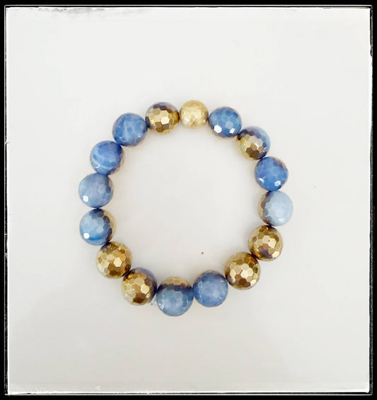 Natural Agate Gemstone Bracelet