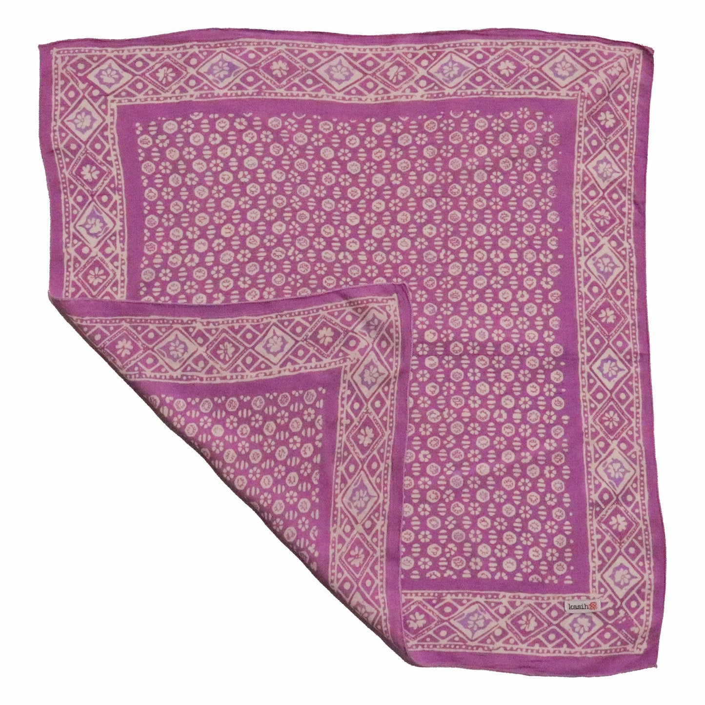 Hand Dyed Batik Bandana - Timeless Trace