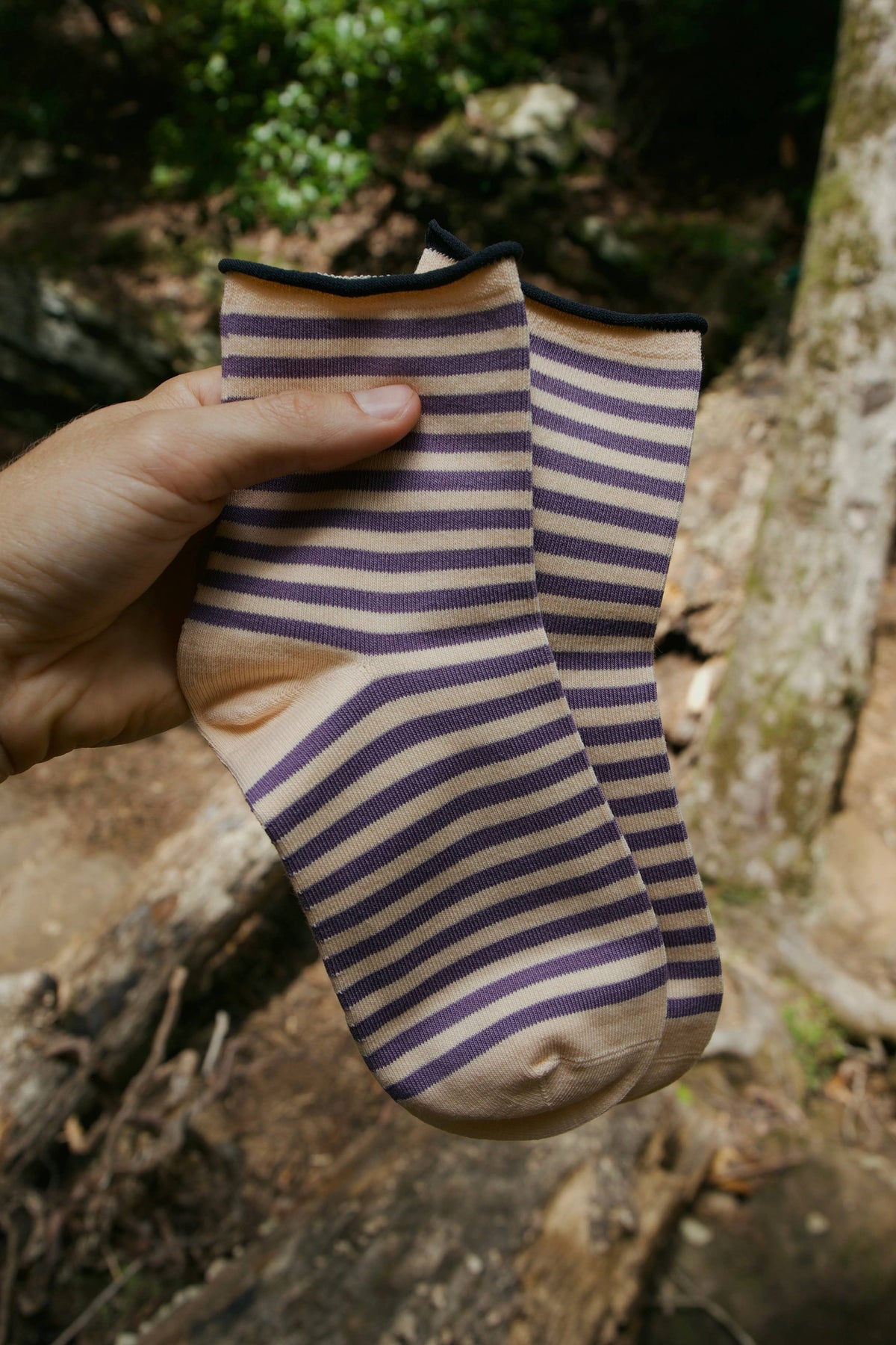 Violet Meadow Socks