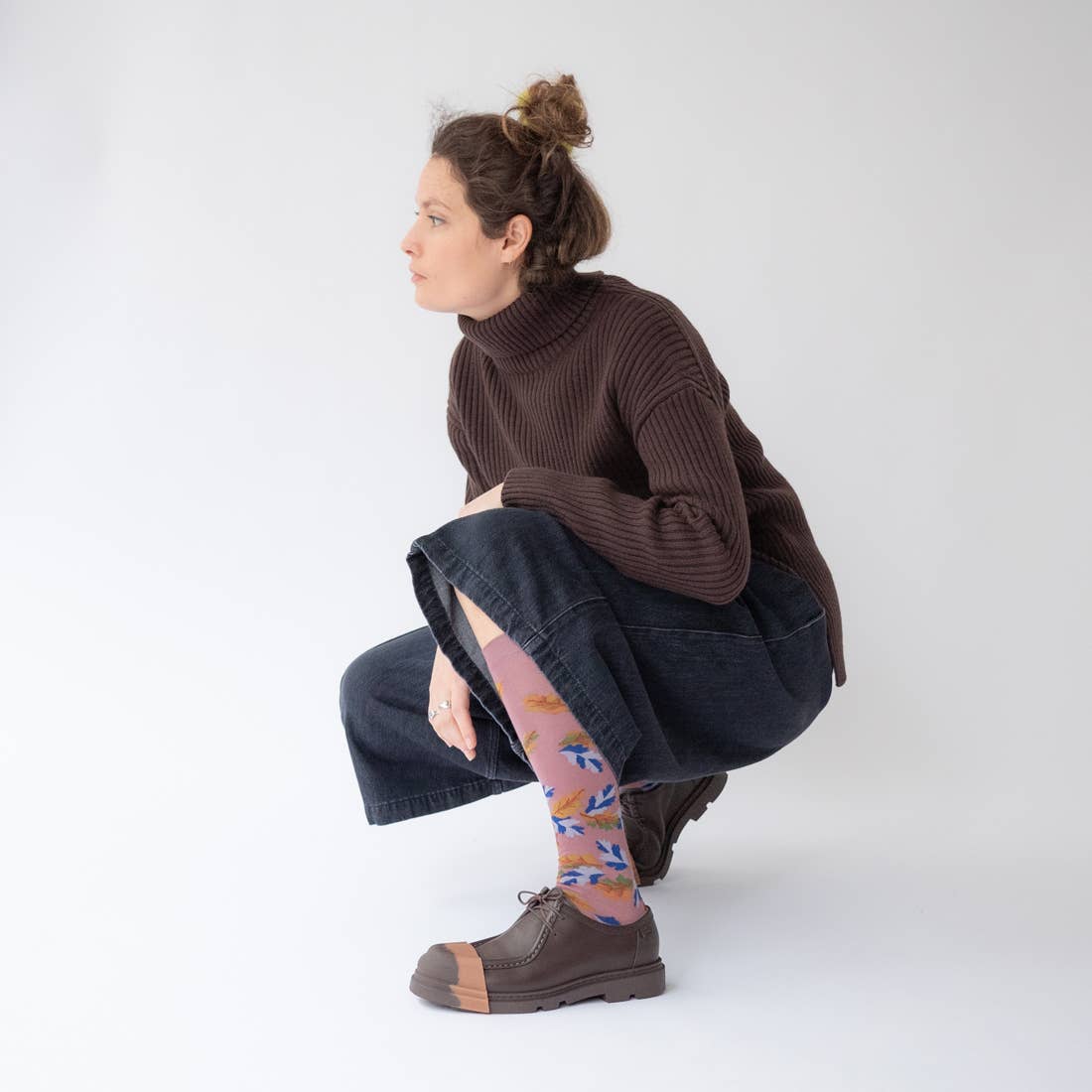 Knee-High Socks - Chêne Raisin