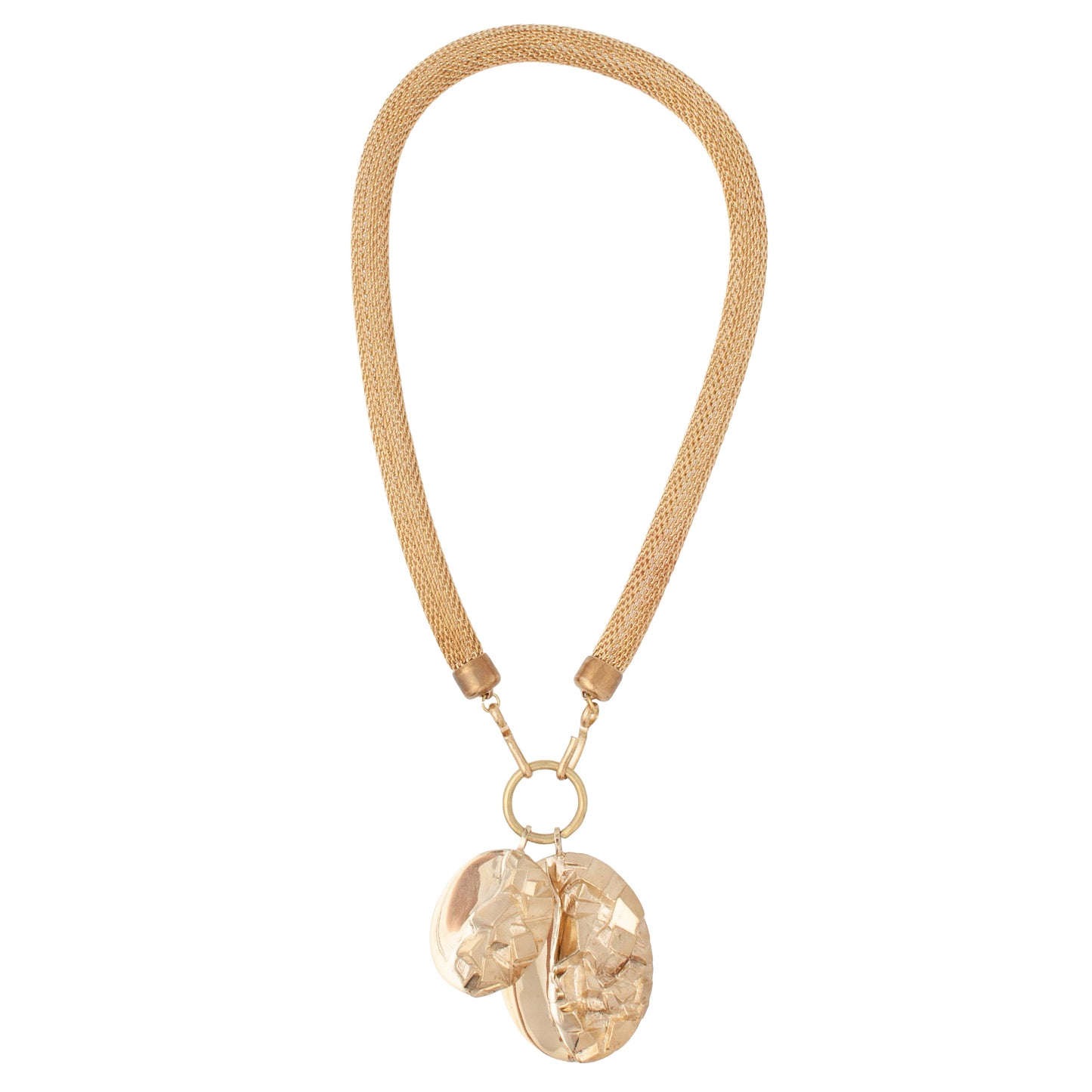 PYRITE CHARM NECKLACE