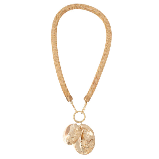 PYRITE CHARM NECKLACE