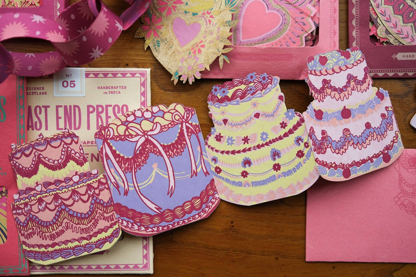 Birthday Cake Concertina Card
