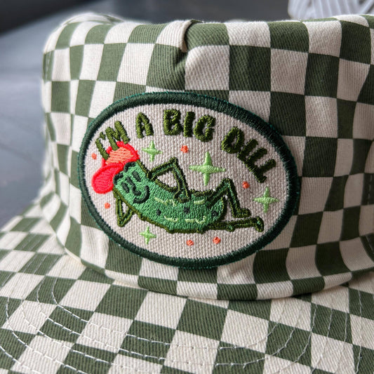 Big Dill Pickle 5-Panel Checkered Floppy Hat