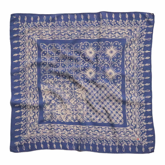 Periwinkles Batik Bandana