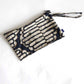 Block Print Black Hand Clutch Small Bag - Silo