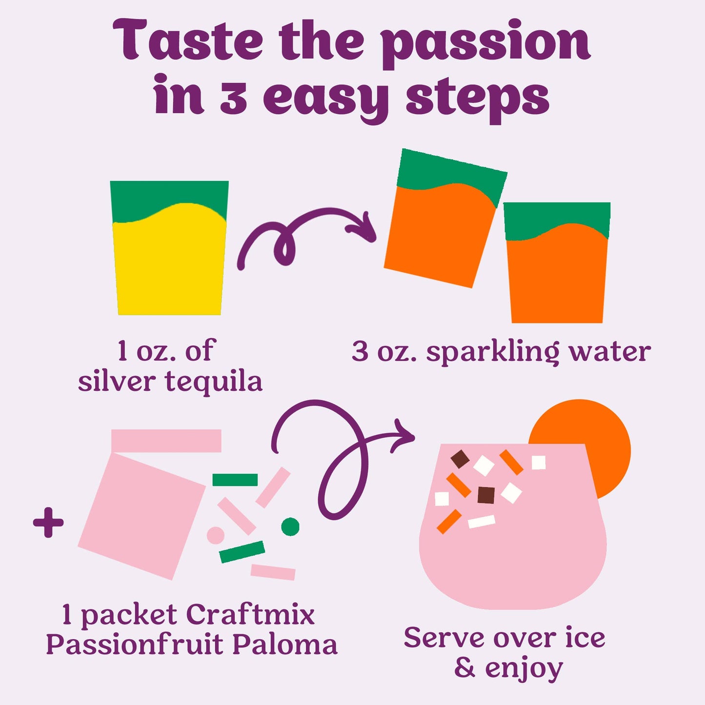Passionfruit Paloma Mixer