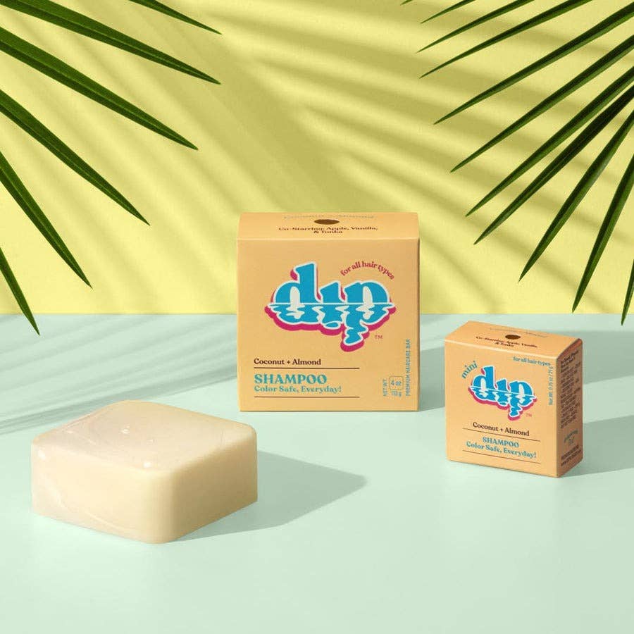 Mini Dip Color Safe Shampoo Bar for Every Day - Coconut & Al