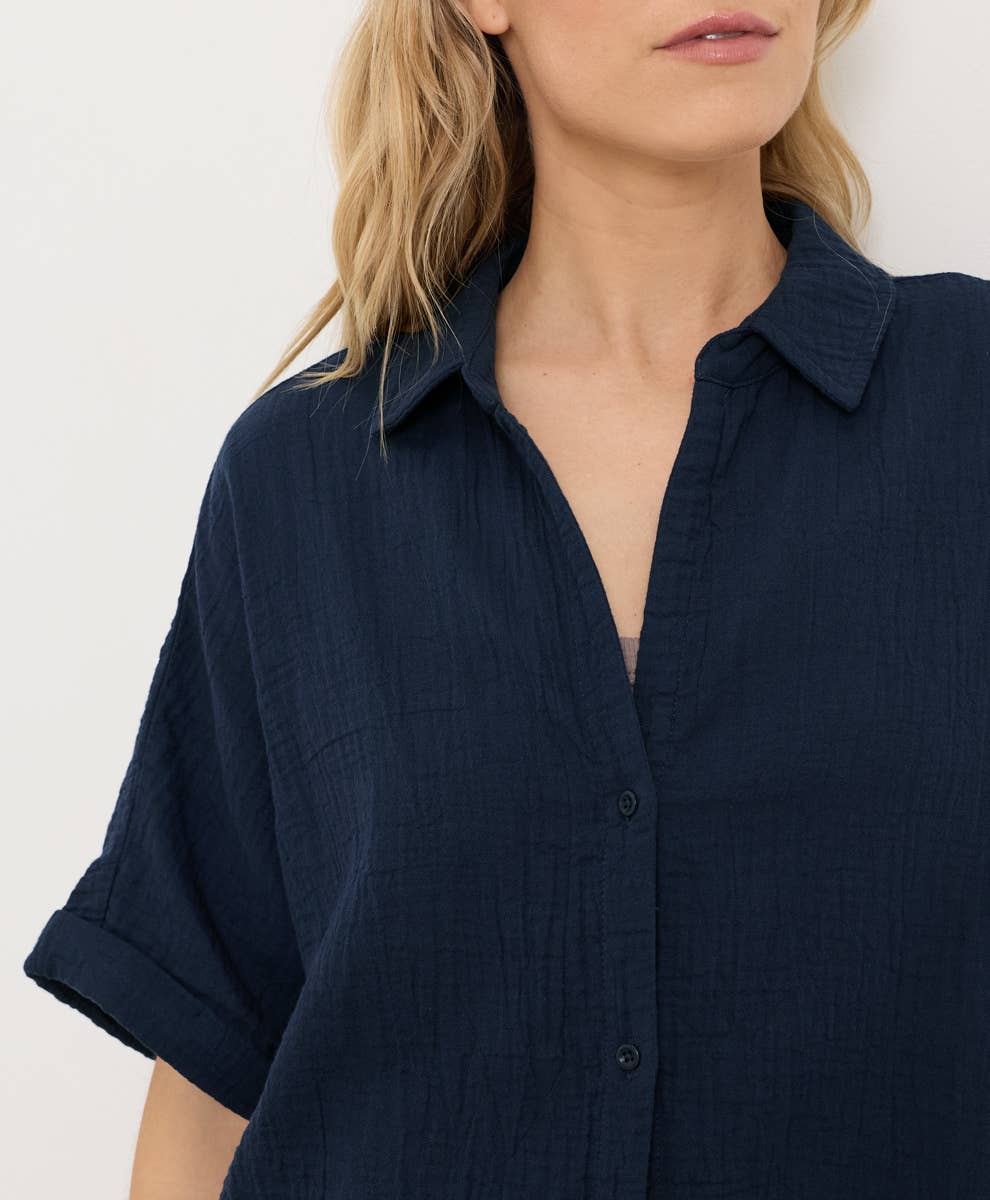 Coastal Double Gauze Relaxed Shirt