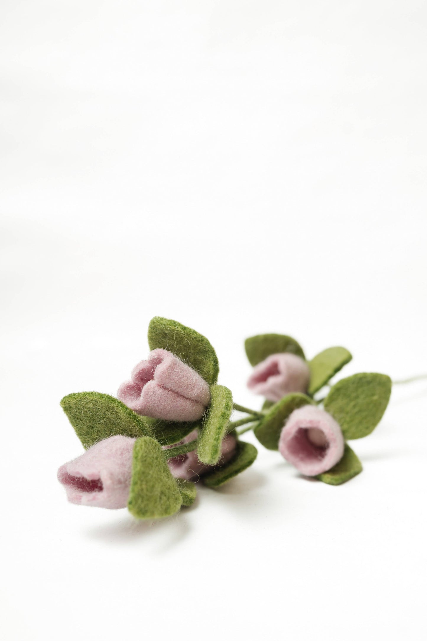 Felt Flower - Pink Bellflower